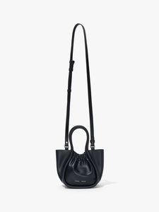 Extra Small Ruched Tote Black