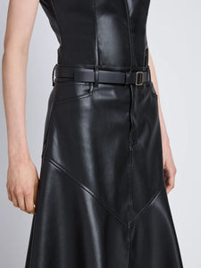 Jesse Faux Leather Skirt