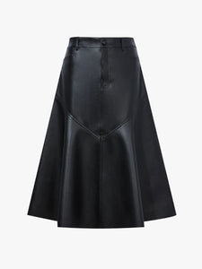 Jesse Faux Leather Skirt