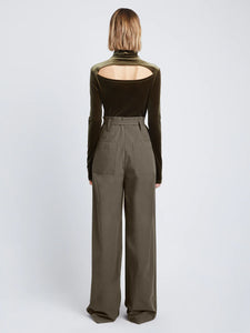 Technical Suiting Wide Leg Trouser