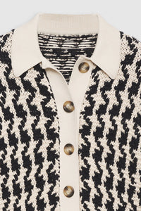Tommy Houndstooth Cardigan