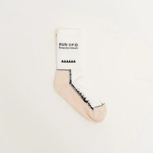 R Sock Premium White