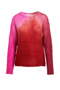 Bea Hand Knit Sweater Rosso