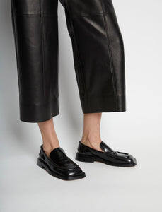 Square Loafers Black