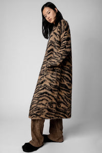 Tilda Knit Tiger Coat